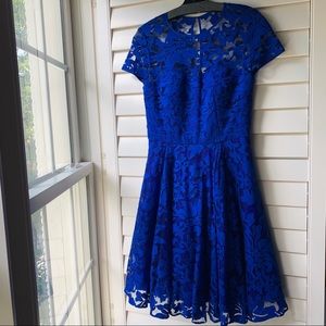 Ted Baker Royal Blue Lacey Dress